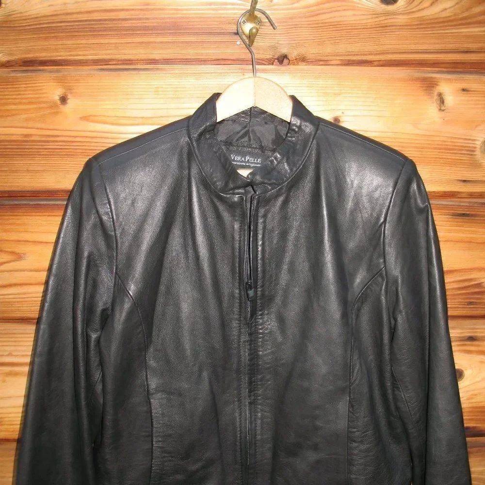 Black Leather Jacket  - Picture 3 of 6